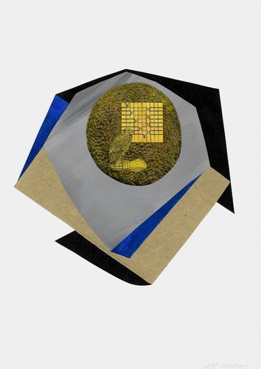 Original Modern Abstract Collage by Josep Santamaria