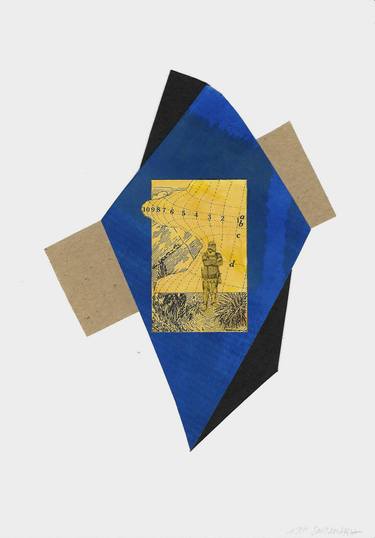 Original Modern Abstract Collage by Josep Santamaria