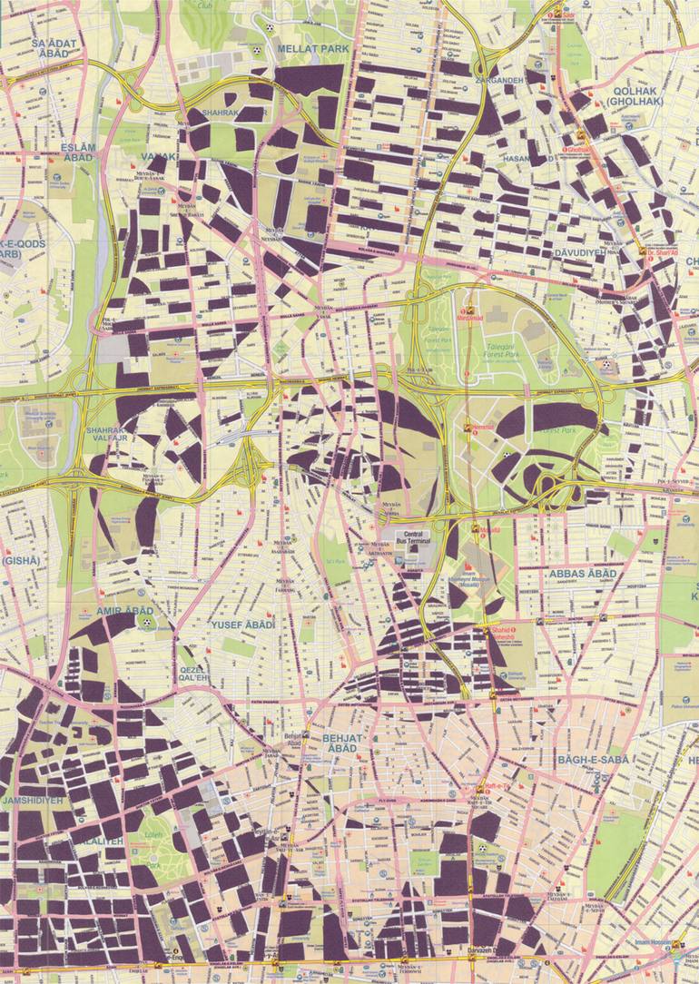 Human Cartography: Sadegh Hedayat / Tehran Printmaking by BoWo Studio ...