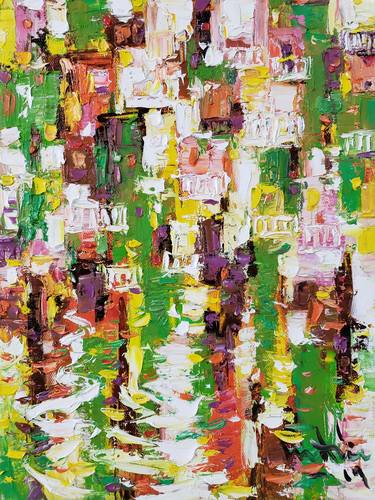 Original Abstract Expressionism Abstract Paintings by Duc Tran