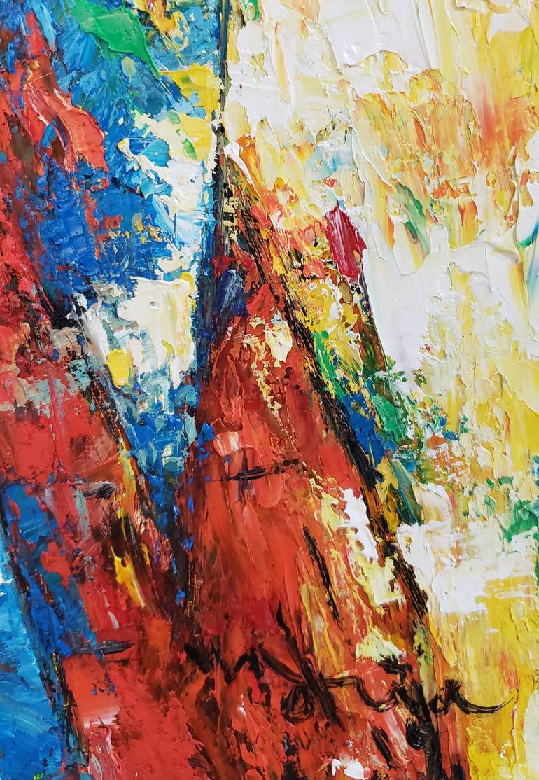 Original Abstract Painting by Duc Tran