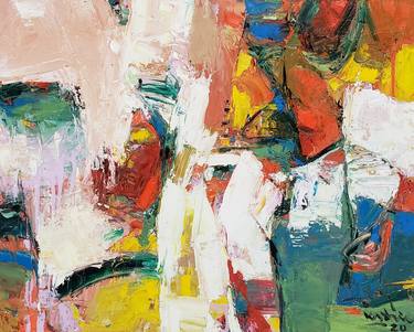 Original Abstract Expressionism Abstract Paintings by Duc Tran