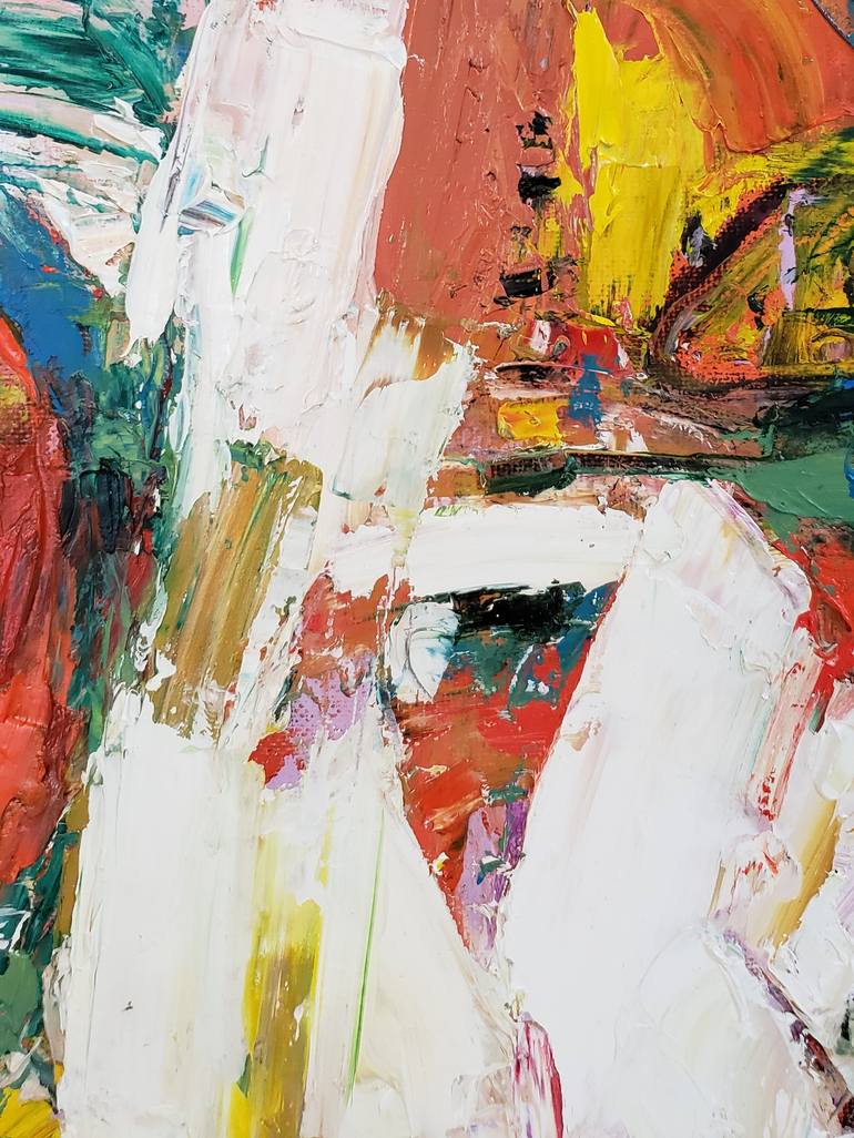 Original Abstract Expressionism Abstract Painting by Duc Tran