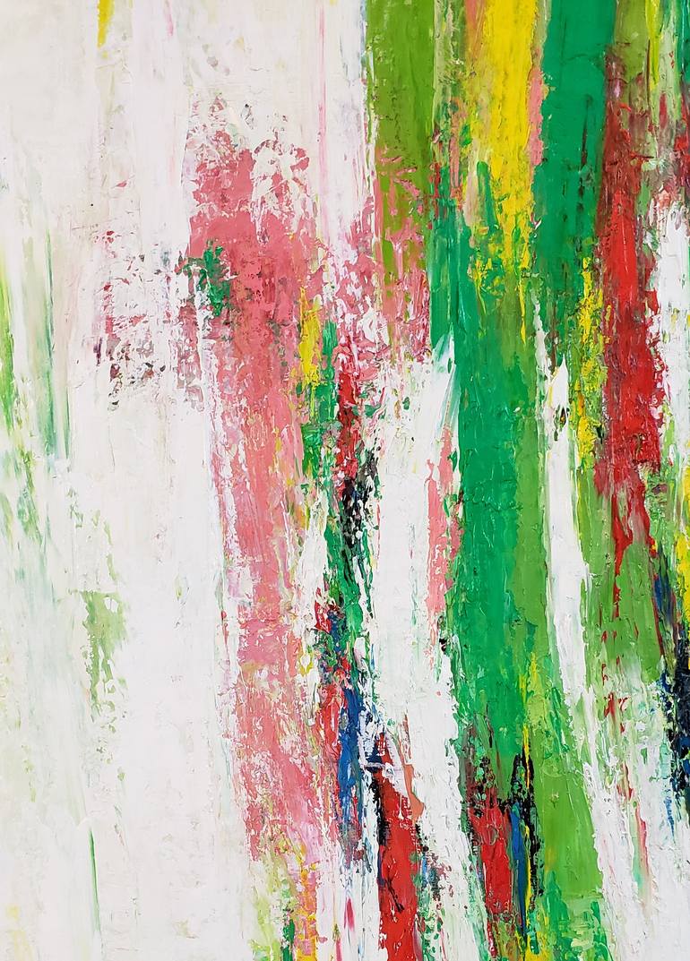 Original Cubism Abstract Painting by Duc Tran