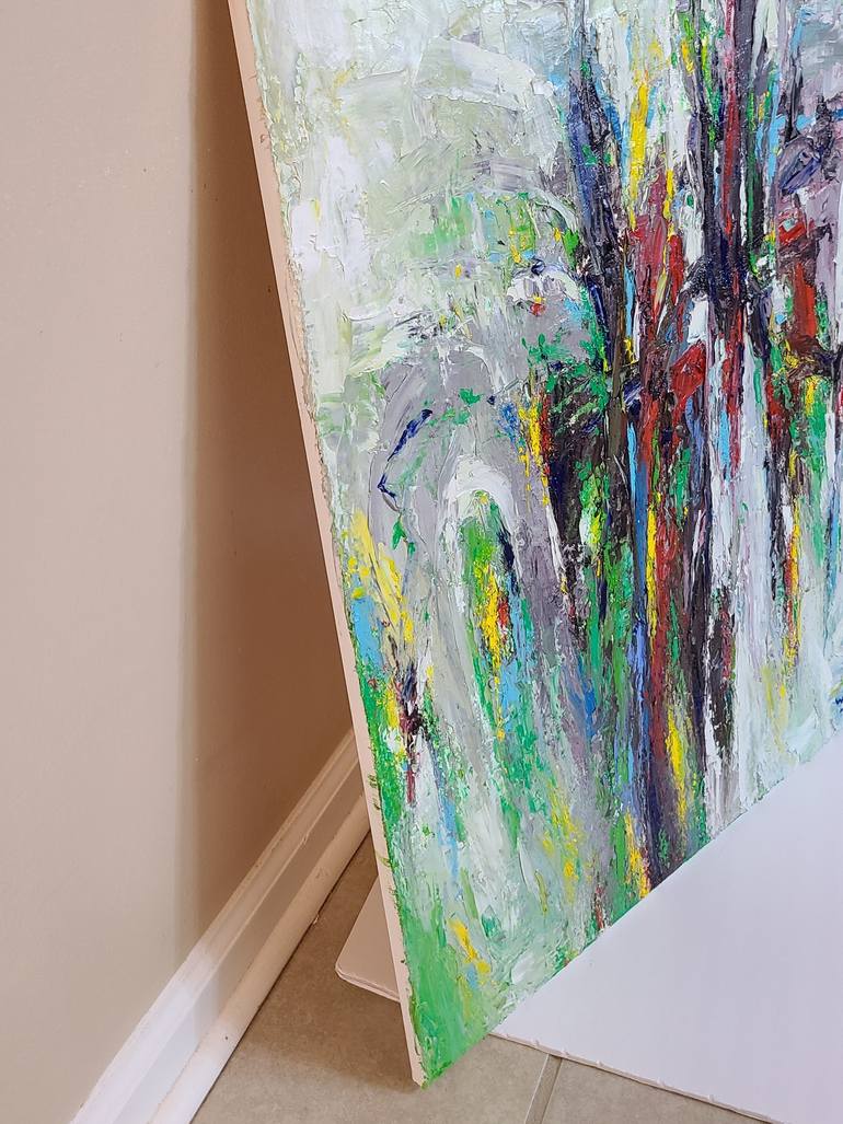 Original Abstract Expressionism Abstract Painting by Duc Tran