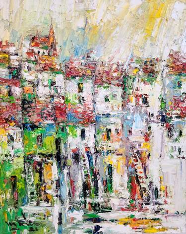 Original Abstract Landscape Paintings by Duc Tran