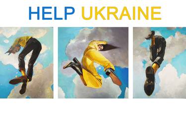 Digital painting to help Ukraine by artist Anastasia Balabina thumb