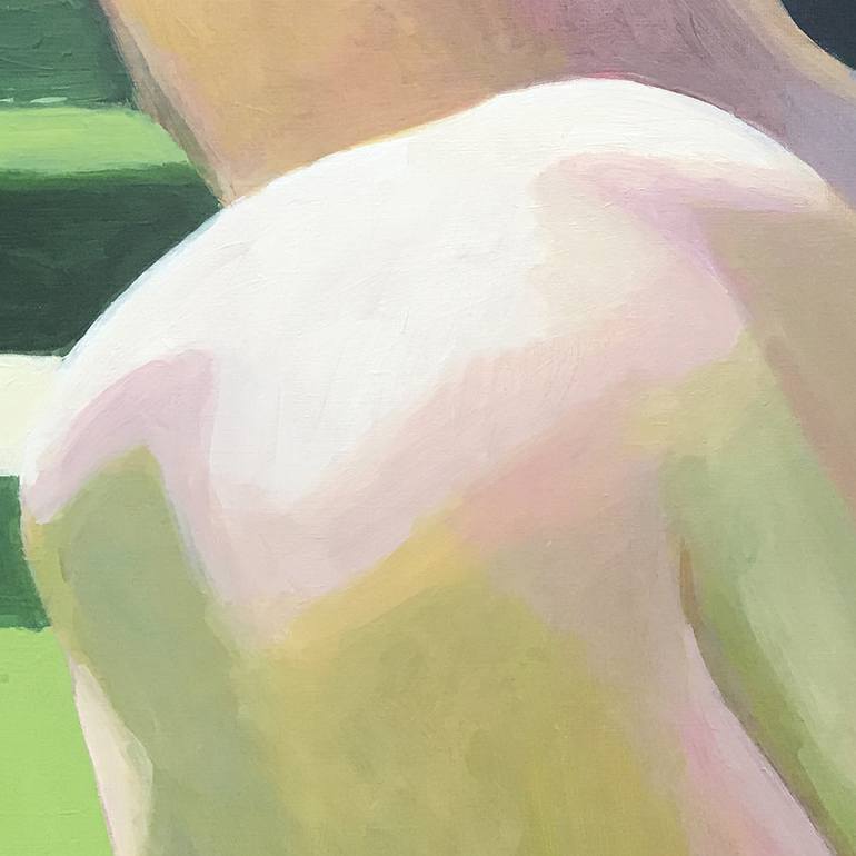 Original Nude Painting by gabor gozon