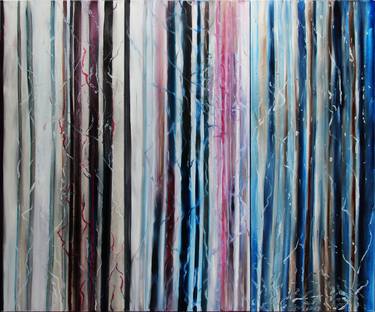 Original Abstract Expressionism Landscape Painting by Linda Louis