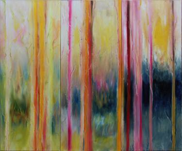 Original Abstract Landscape Painting by Linda Louis
