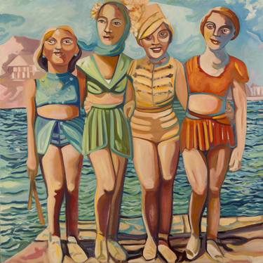 Print of Figurative Women Paintings by Layne Jackson