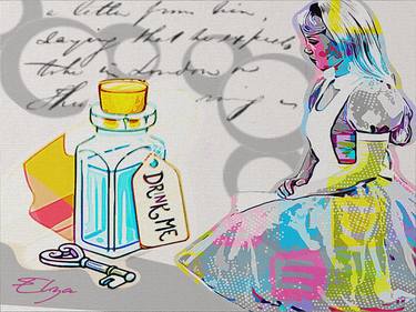 Wonderland's Potion: Alice's Pop Art Enchantment thumb