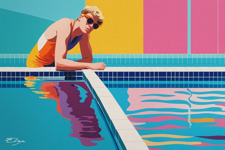 Original Pop Art Politics Paintings by Elena Zaharia