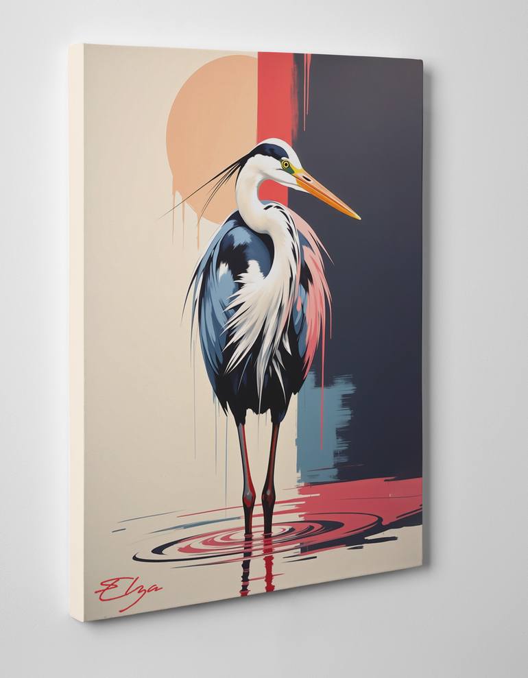 Original Street Art Animal Painting by Elena Zaharia