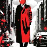 The Duality of The Anonymous Cityscape Man by Elena Zaharia