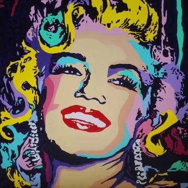 Original Pop Art Celebrity Paintings by Elena Zaharia