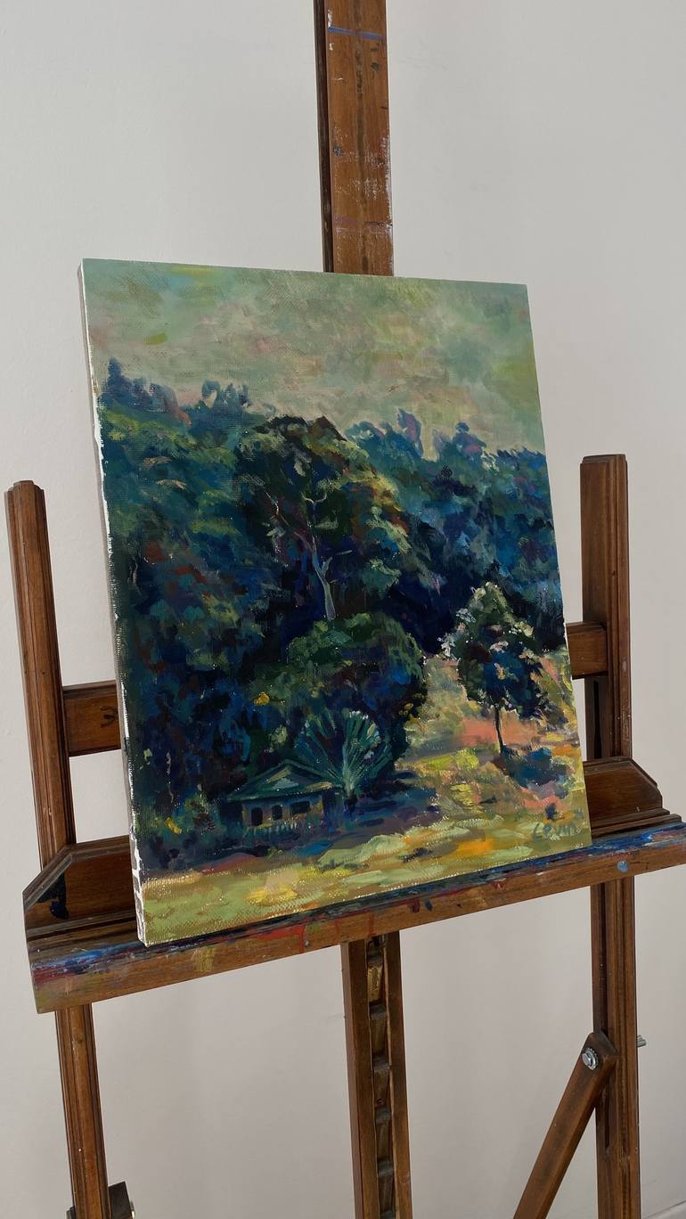 Original Impressionism Landscape Painting by ANDREY LEVIN