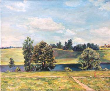 Original Landscape Painting by ANDREY LEVIN