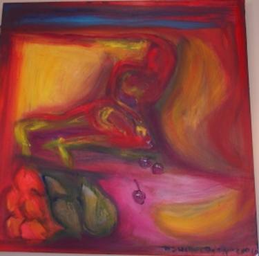 Original Fine Art Abstract Paintings by Henrietta Sophia Wallace-dunlop