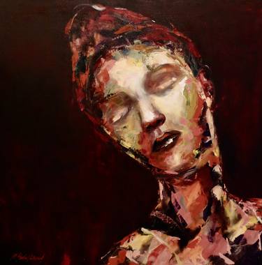 Original Expressionism Portrait Paintings by Mark Padernal