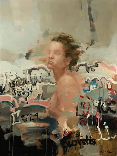 Original Figurative People Paintings by Mark Padernal