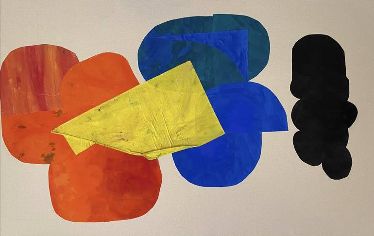 Original Minimalism Abstract Painting by Domenica Brockman