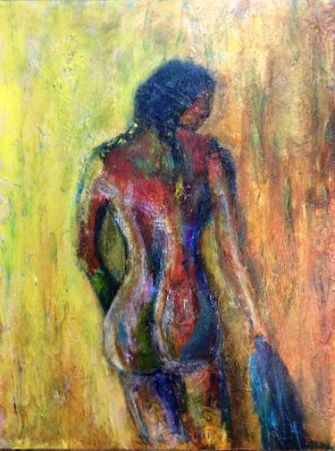 Original Abstract Expressionism Nude Paintings by Brenda Robinson