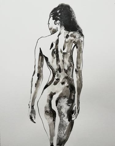 Print of Figurative Nude Drawings by Jelena Djokic