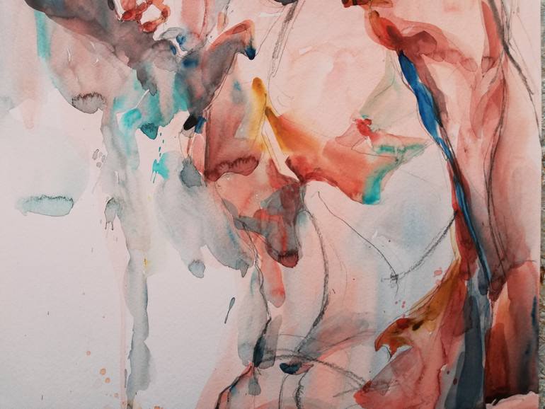 Original Figurative Erotic Painting by Jelena Djokic