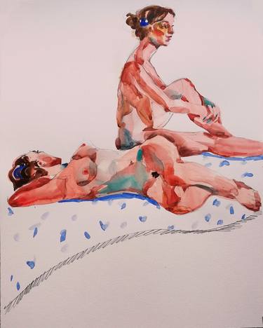 Original Nude Paintings by Jelena Djokic