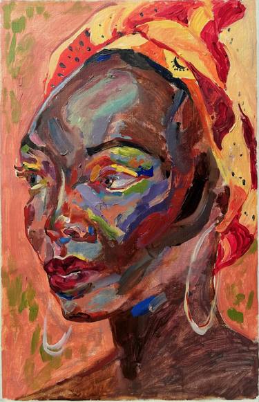 Original Impressionism Portrait Paintings by Jelena Djokic