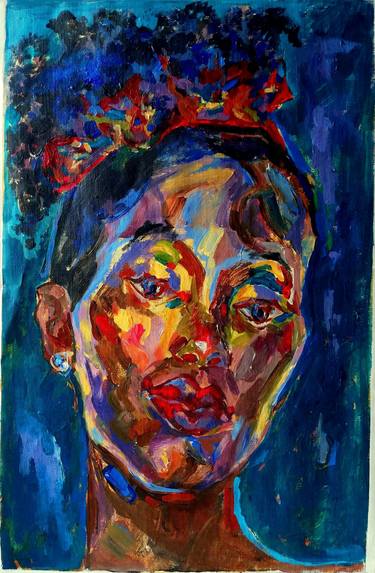 Print of Impressionism Portrait Paintings by Jelena Djokic