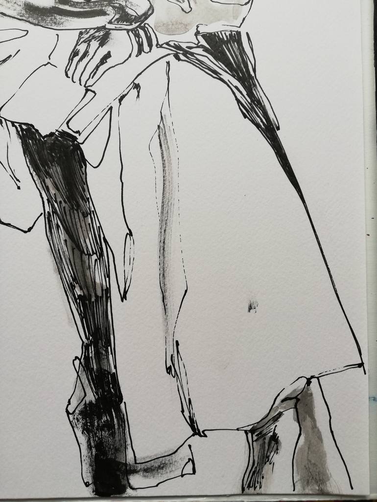 Original Expressionism Love Drawing by Jelena Djokic