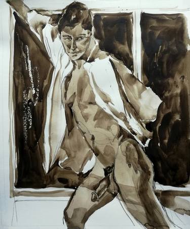 Print of Figurative Erotic Paintings by Jelena Djokic