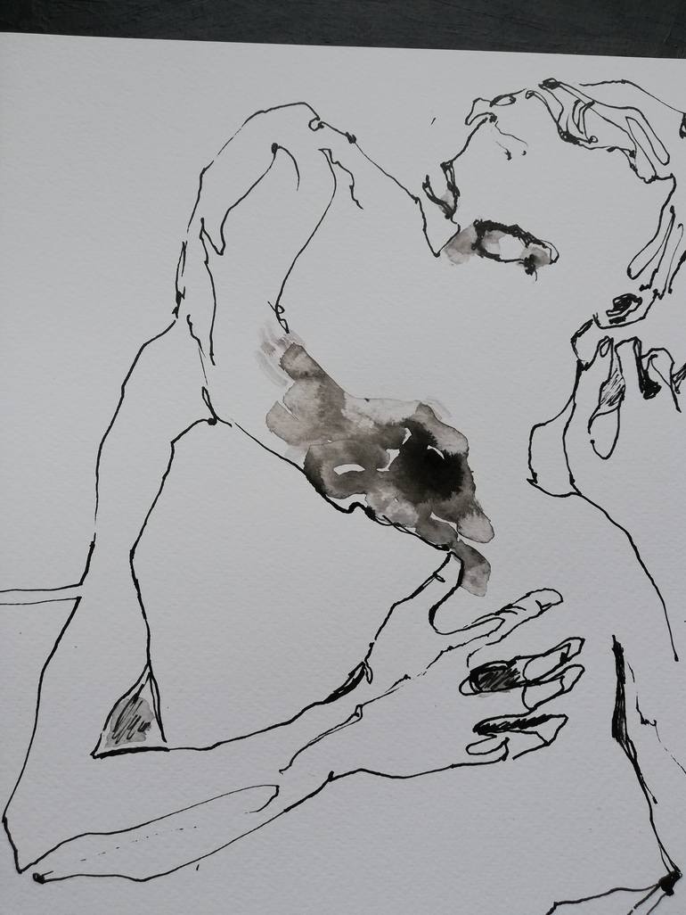 Original Love Drawing by Jelena Djokic