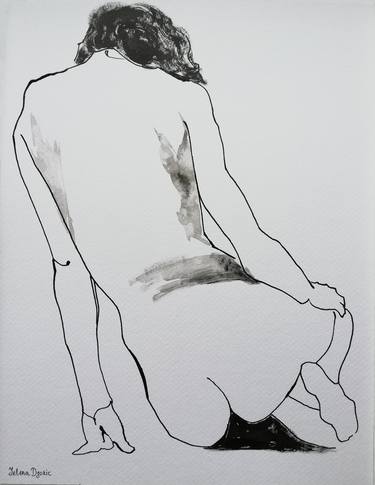 Original Nude Drawings by Jelena Djokic