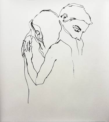 Print of Figurative Love Drawings by Jelena Djokic