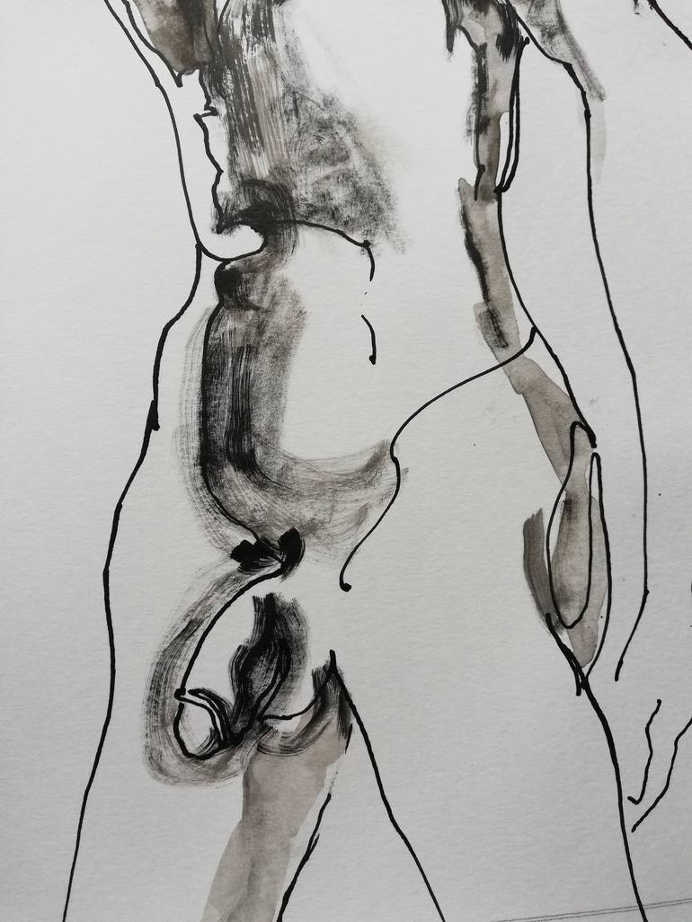 Original Erotic Drawing by Jelena Djokic