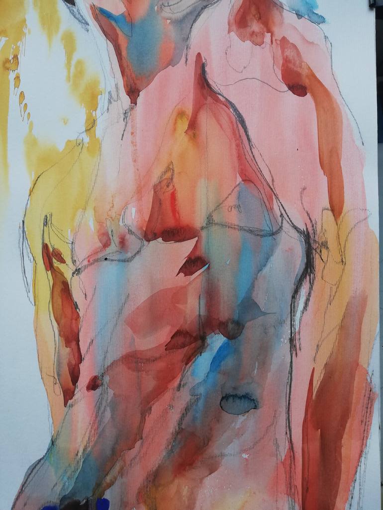 Original Figurative Erotic Painting by Jelena Djokic