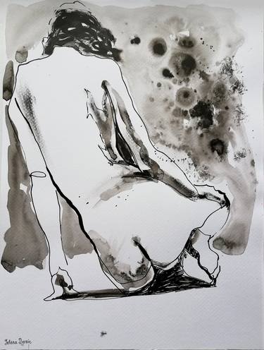 Print of Figurative Nude Drawings by Jelena Djokic