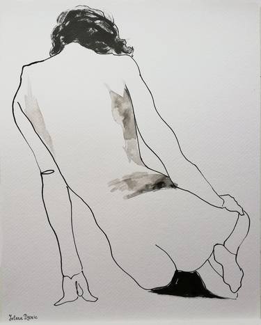Print of Figurative Nude Drawings by Jelena Djokic