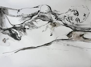 Original Figurative Erotic Drawings by Jelena Djokic