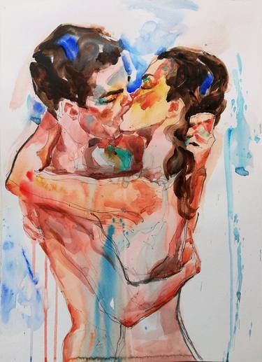 Original Impressionism Erotic Paintings by Jelena Djokic