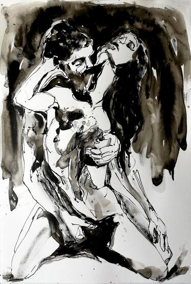 Original Black & White Erotic Drawings by Jelena Djokic