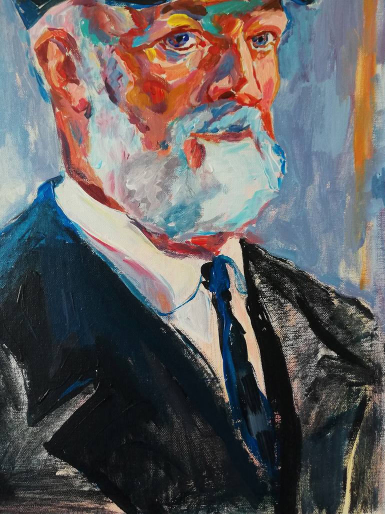 Original Portraiture People Painting by Jelena Djokic