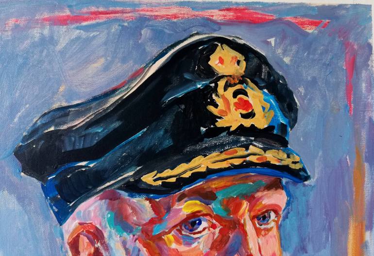 Original Portraiture People Painting by Jelena Djokic