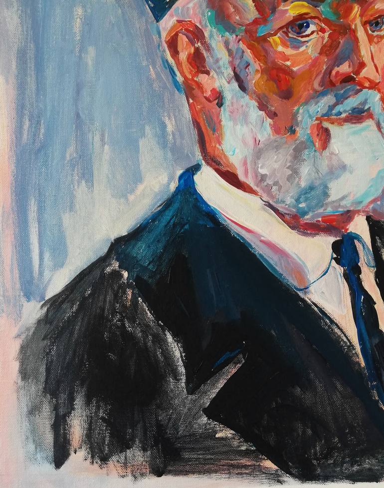 Original Portraiture People Painting by Jelena Djokic