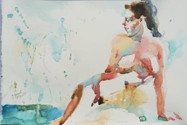 Male Nude Painting By Jelena Djokic