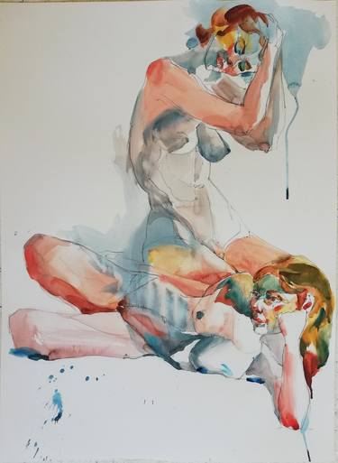 Original Figurative Nude Paintings by Jelena Djokic