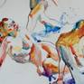 Watercolor on Fedrigoni 300gr
Materials used < Finest artists' watercolours, Horadam Aquarell
Inspired by simple life, our relations with nature, life joy and love